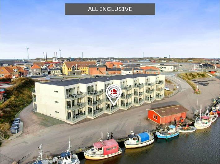 Ferienwohnung für 4 Personen, mit Terrasse, mit Haustier in Hvide Sande
