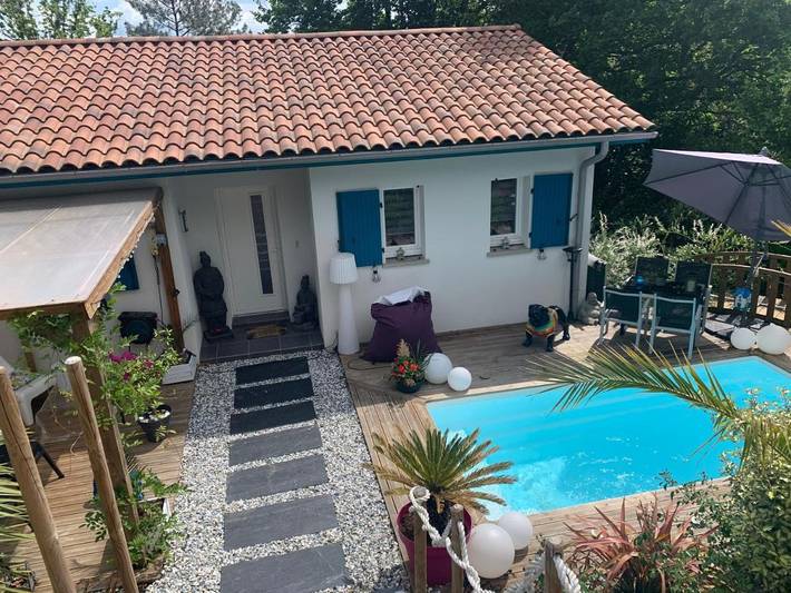 Casa de vacaciones para 8 personas, con terraza además de jardín y piscina, Se admiten mascotas - 1