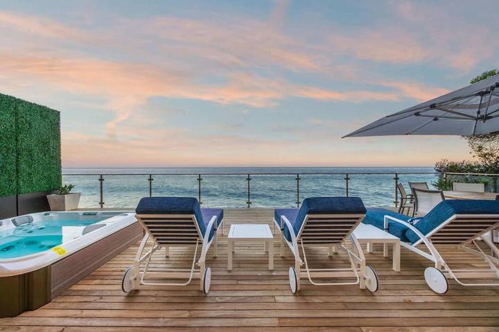 Strandhaus für 8 Personen, mit Ausblick und Garten in Malibu