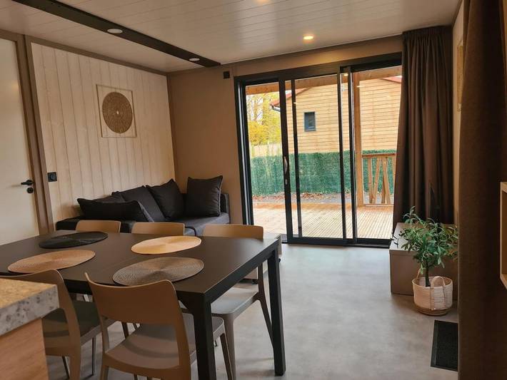 Chalet pour 6 personnes, avec jardin et balcon