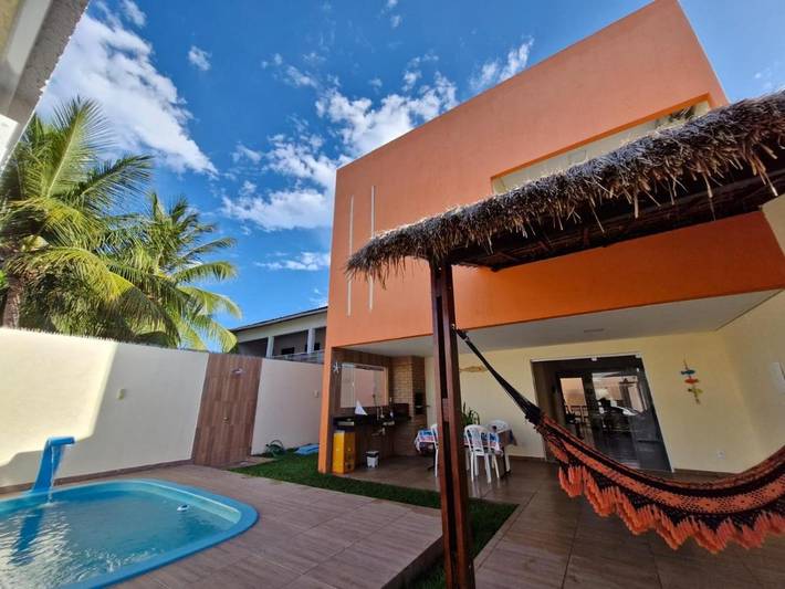 Casas e apartamentos de temporada para 15 pessoas, com piscina e balcão, com animais de estimação em Paripueira