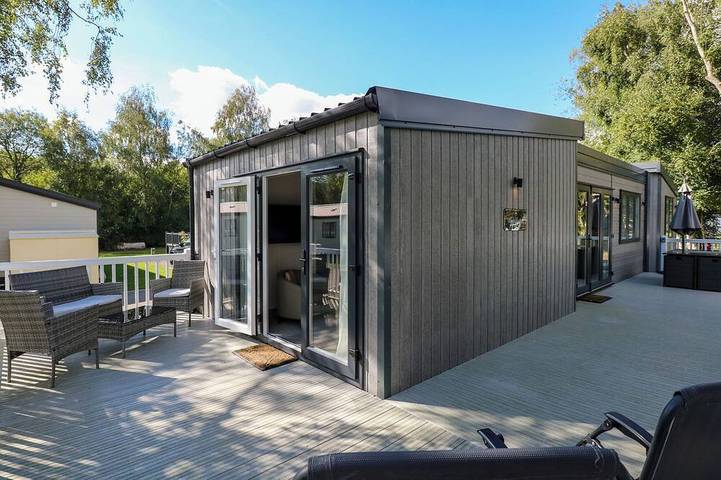 Log cabin for 7 people, with garden in Tattershall