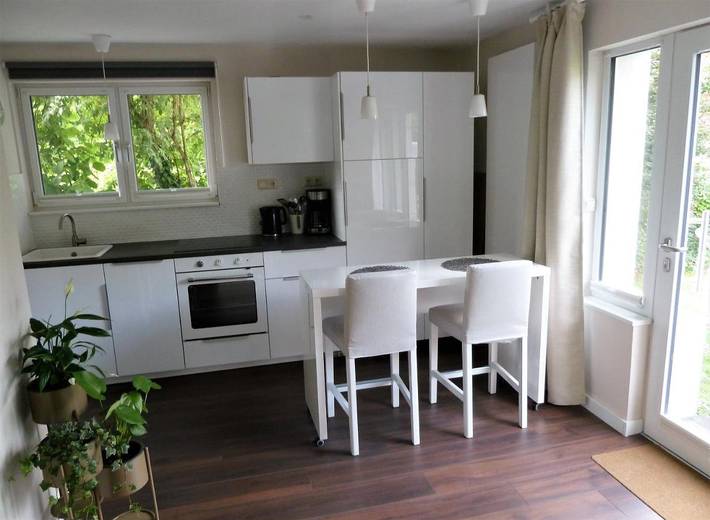 Ferienwohnung für 2 Personen, mit Terrasse und Garten sowie Ausblick