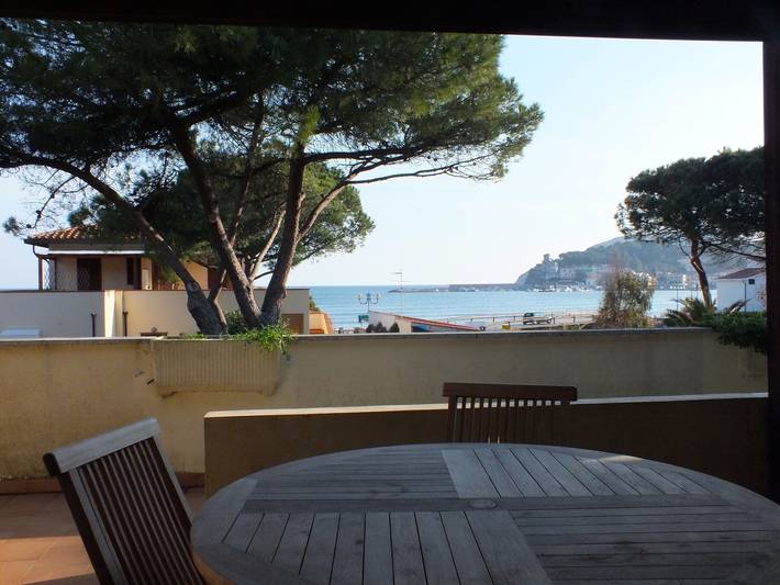 Ganze Wohnung, Ferienwohnung "Golden River 8" mit Meerblick in Marina di Campo, Campo nell'Elba