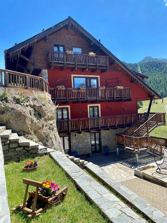 Double Room with Mountain View in Claviere, Via Lattea