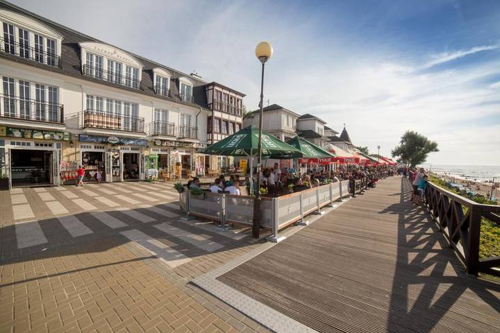 Bungalow für 6 Personen, mit Ausblick und Garten, mit Haustier in Mielno - 4