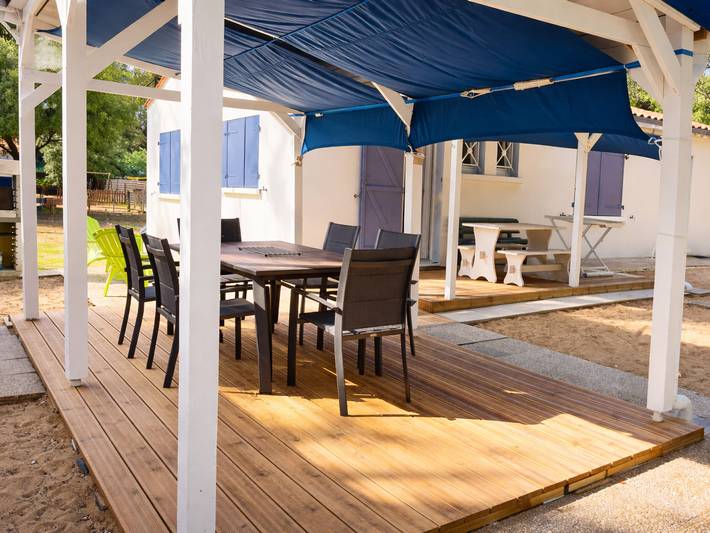 Location de vacances pour 4 personnes, avec terrasse à Longeville-sur-Mer
