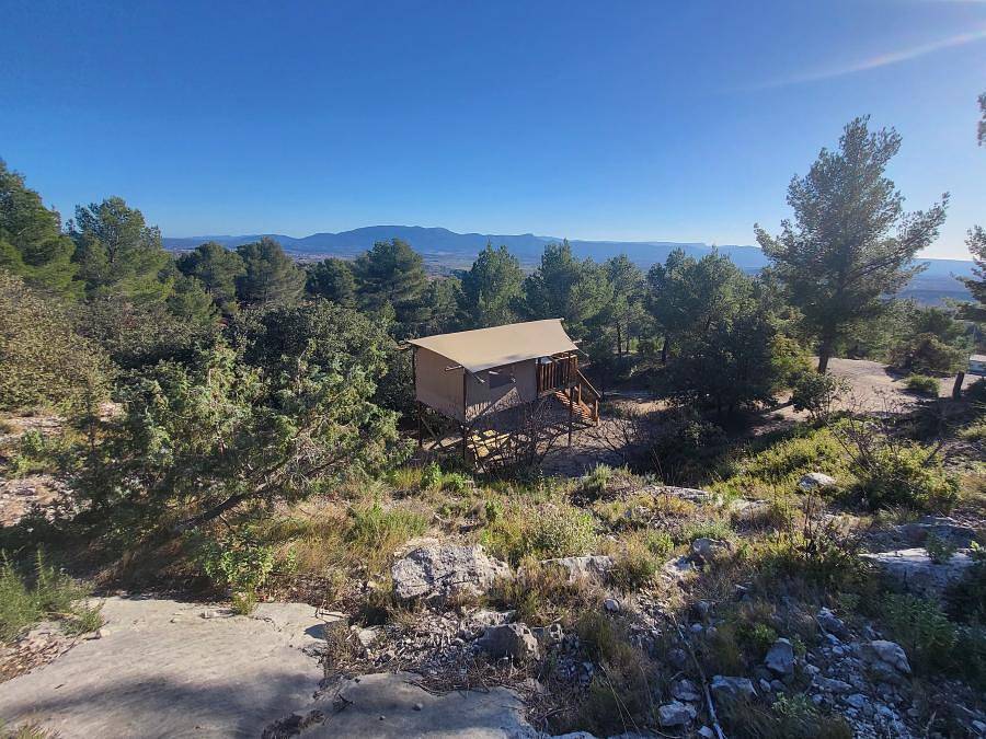 Camping Le Cézanne - Lodge 2 personen - Hochsitzlodge Cézanne in Puyloubier, Aix-en-Provence und Umgebung