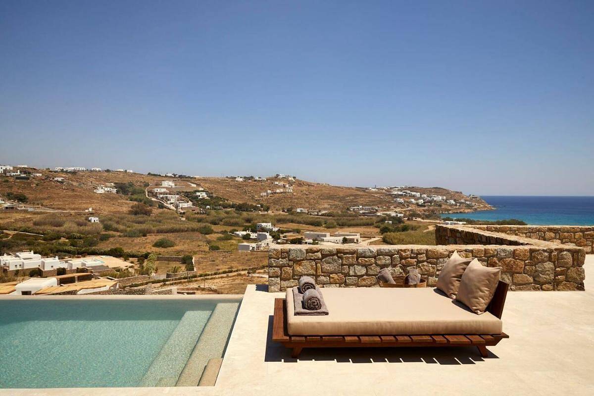Villa 'La Leb' met Uitzicht op Zee, Wifi en Airconditioning in Mykonos