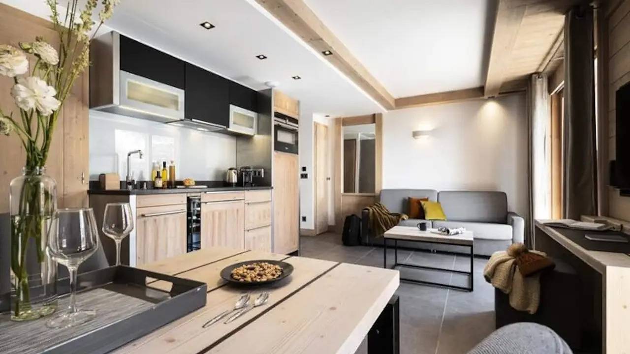 Entire holiday apartment, Holiday apartment for 5 people with pool in Valmorel, Les Avanchers-Valmorel