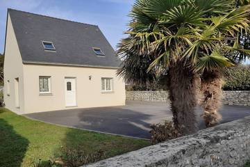 Location de vacances pour 4 personnes, avec terrasse et jardin dans Plage Du Petit Rohu Saint Pierre Quiberon
