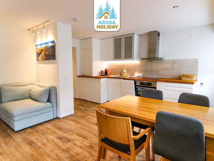 Ferienwohnung für 3 Personen, mit Terrasse, mit Haustier in Arosa