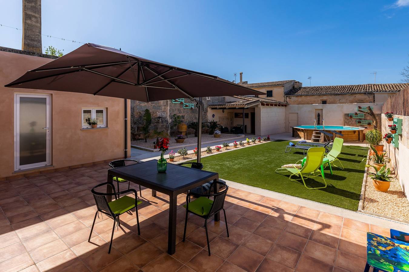 Ferienhaus Cas Padri Pep mit Pool, Wlan, Garten und Terrasse in Ariany, Mallorca Inselmitte
