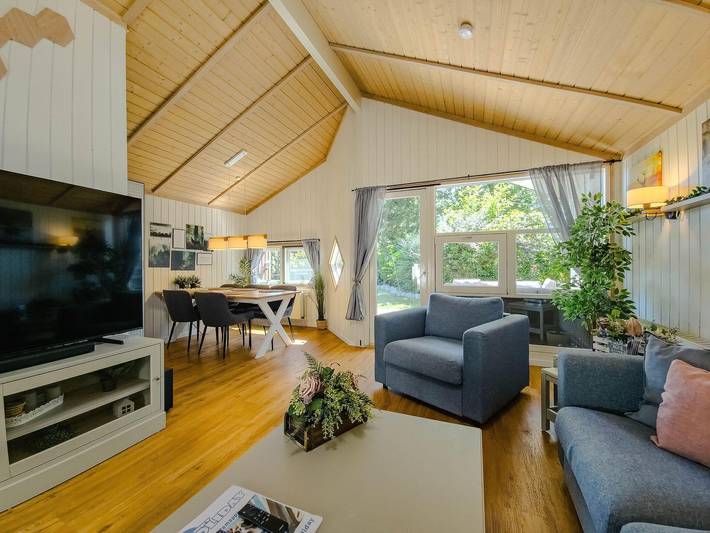 Ferienhaus für 5 Personen, mit Terrasse und Garten