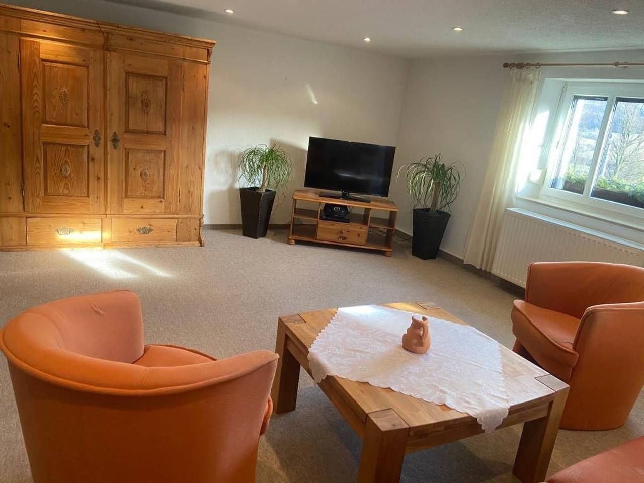 Ganze Wohnung, Mit Blick auf das Wasser in Hainewalde, Zittauer Gebirge