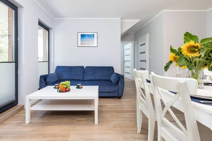 Ferienwohnung für 4 Personen, mit Whirlpool und Sauna sowie Garten, mit Haustier