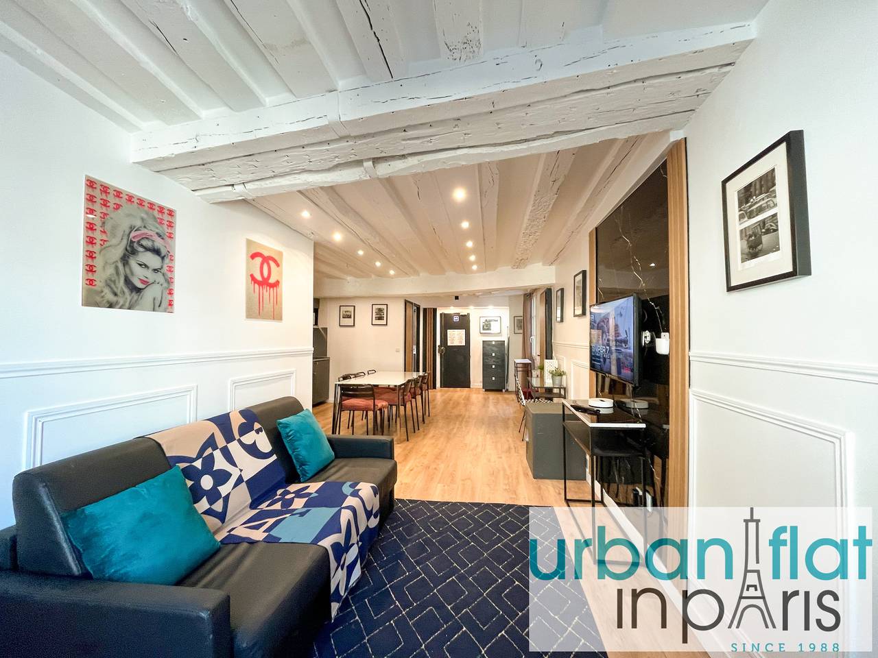 Ganze Wohnung, 100 - Luxury 2 Bedroom - Beaubourg Marais  in 3e Arrondissement, Paris