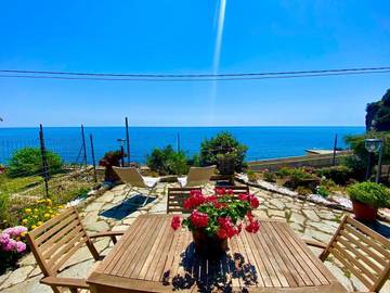 Maison d’hôte pour 6 personnes, avec balcon ainsi que jardin et vue à Corniglia