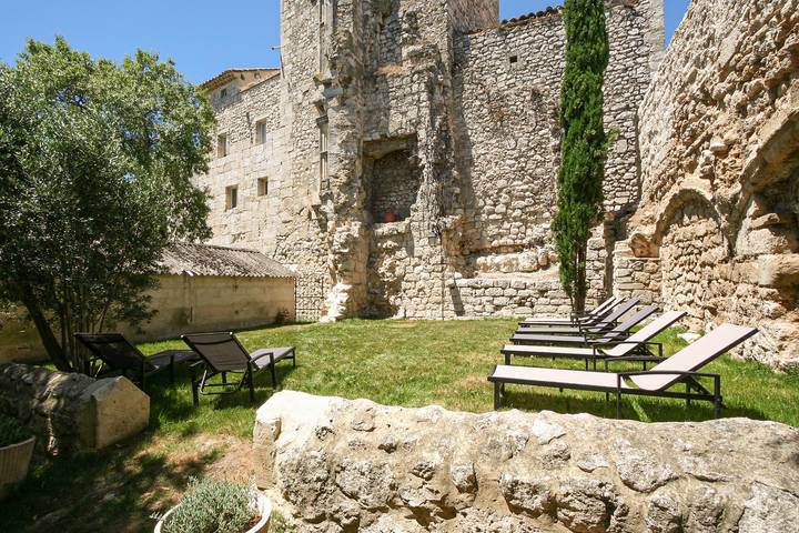 Gîte pour 12 personnes, avec Jacuzzi ainsi que Terrasse et Jardin dans la Drôme