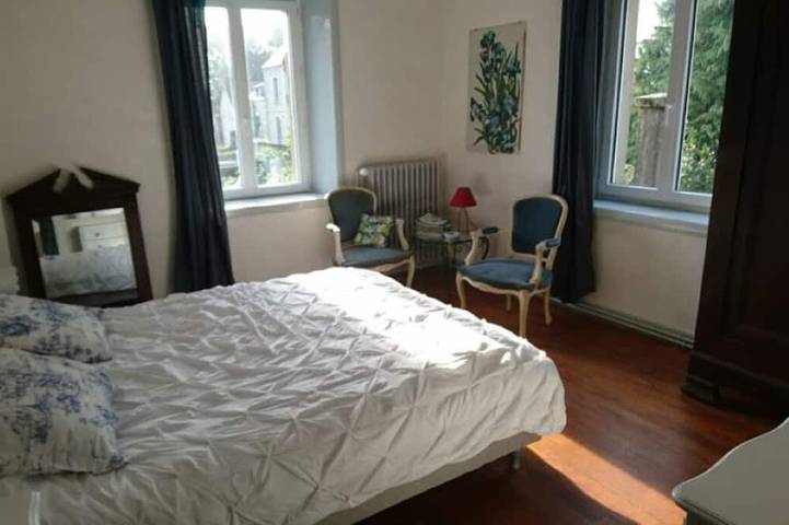Large family house with Park in Central Brittany in Maël-Carhaix, Guingamp Region