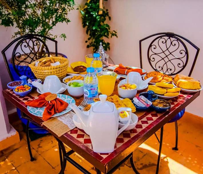 Riad pour 2 personnes, avec terrasse au Maroc