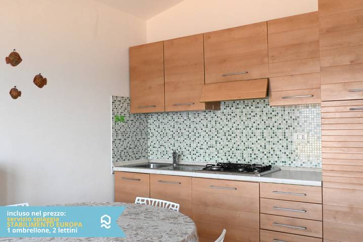 Appartement entier, Appartement de vacances pour 4 personnes avec balcon/terrasse in Marcelli, Numana