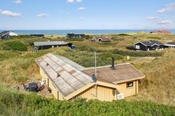 Ferienhaus mit Meerblick für 6 Personen, mit Terrasse in Grønhøj Strand