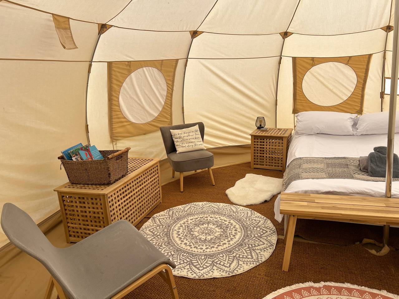 Beautiful Bell Tent Stay in Vale of Glamorgan region