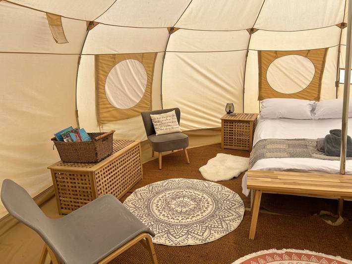 Tipi für 5 Personen, mit Garten in Wales - 2