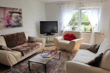 Ferienwohnung für 4 Personen, mit Garten und Balkon in Steißlingen