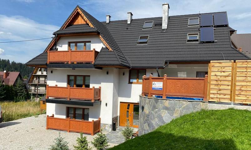 Apartament wakacyjny dla 5 osób, z sauna i widok oraz ogród w Poronin