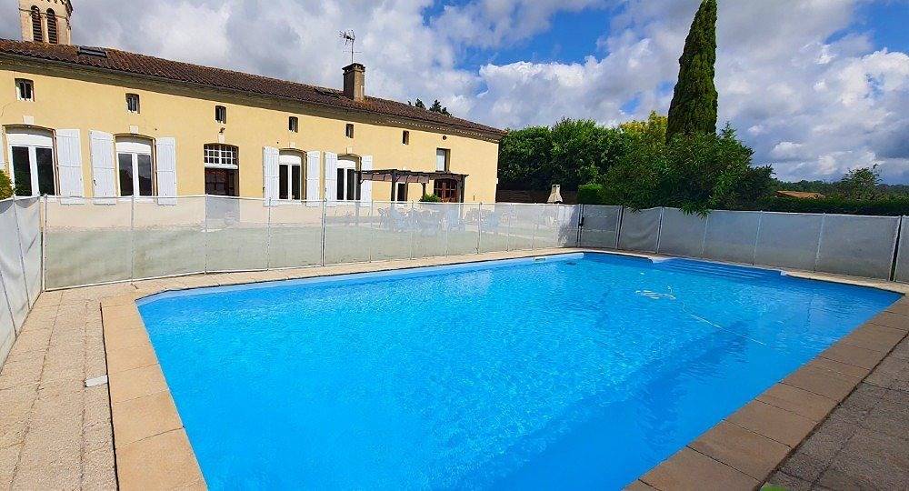 Ferienhaus für 13 Personen mit Pool in Baleyssagues, Marmande und Umgebung