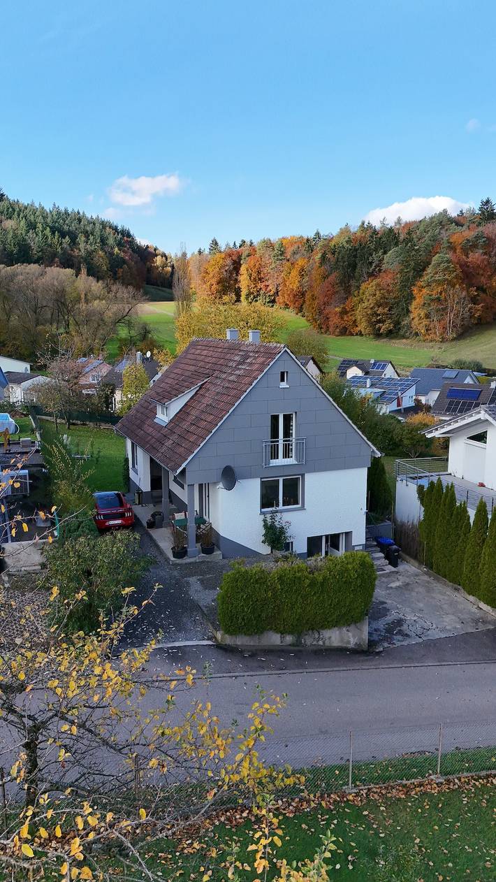Ferienhaus 'Spes' mit Bergblick, privater Terrasse und Wi-Fi in Stockach, Schwäbische Alb Radweg Region