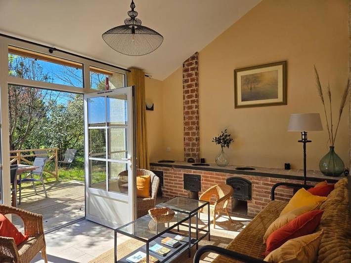 Maison de vacances pour 8 personnes, avec jardin ainsi que vue et piscine