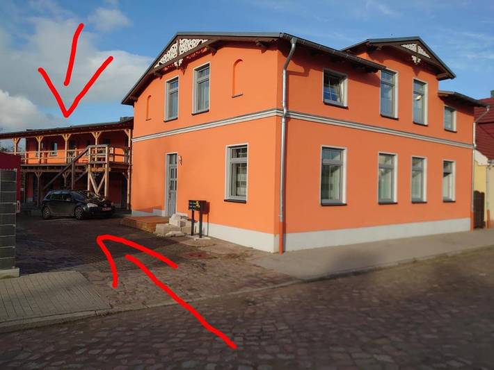 Ferienwohnung, mit Terrasse und Garten in Demmin