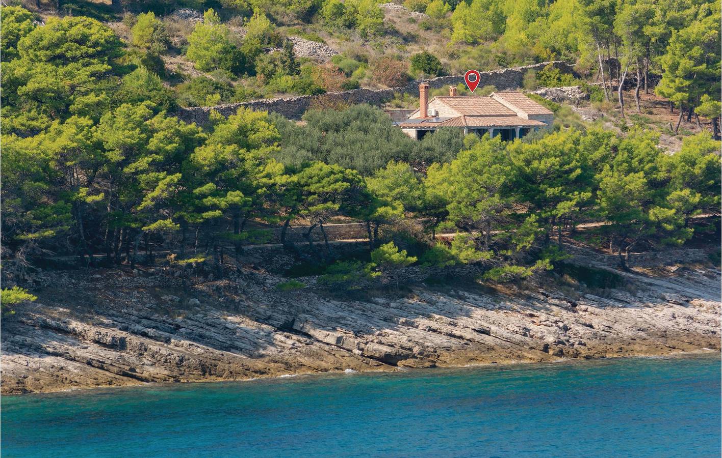 Ferienhaus für 6 Personen mit Ausblick in Postira, Brac