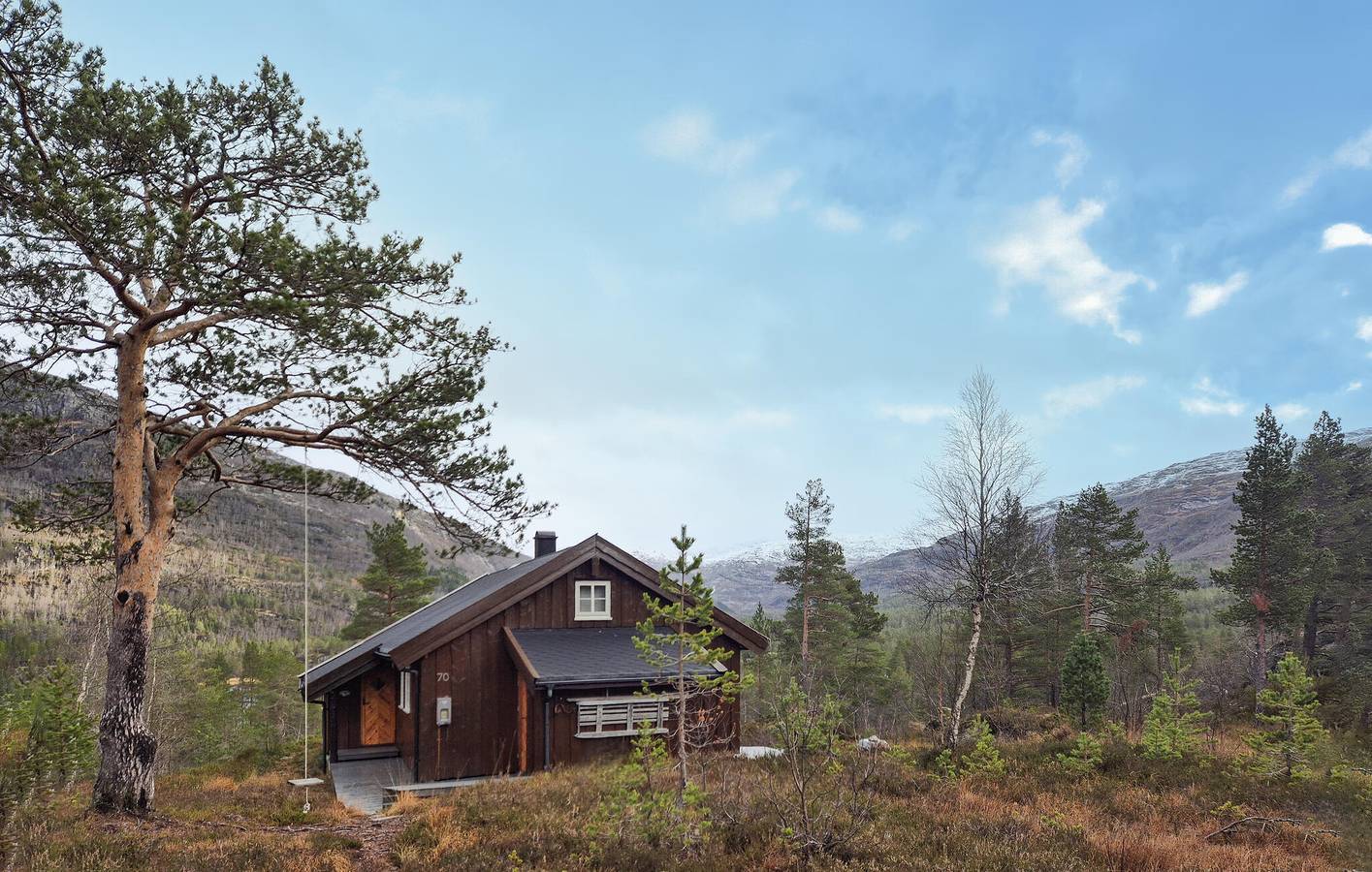 Ferienhaus für 8 Personen mit Ausblick in Odda