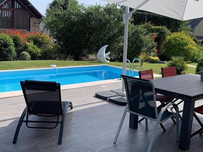 Chambre d’hôte pour 2 personnes, avec jardin ainsi que vue et piscine dans la Manche - 3