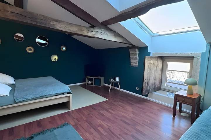 Location de vacances pour 4 personnes, avec jardin dans Senozan - 4