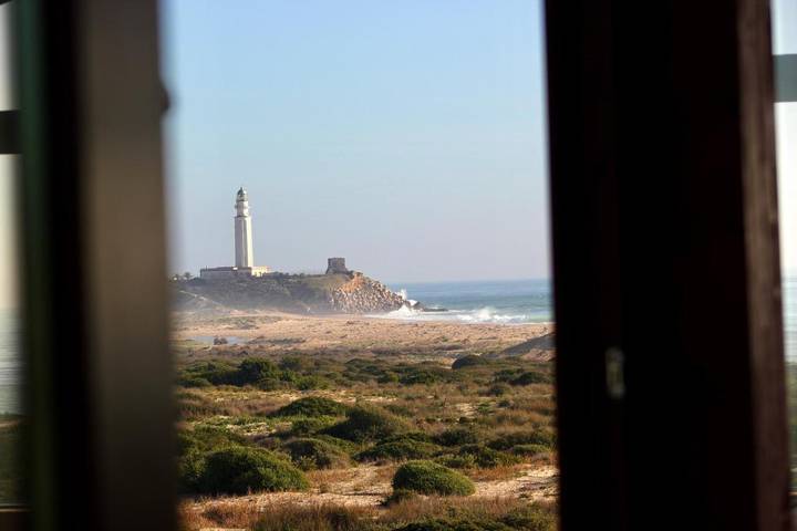 Casa de huéspuedes para 2 personas, con Terraza además de Jardín y Vistas en Barbate