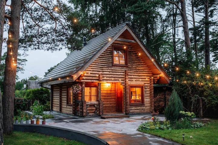 Chalet for 6 people, with Terrace and Garden as well as Sauna in Latvia