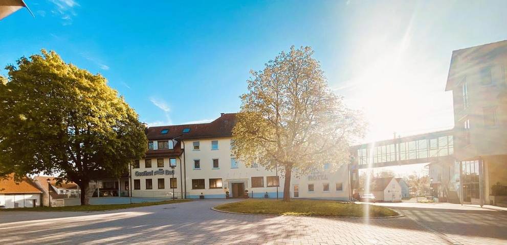 Hotel für 4 Personen, mit Terrasse und Garten sowie Sauna und Ausblick in Langenau