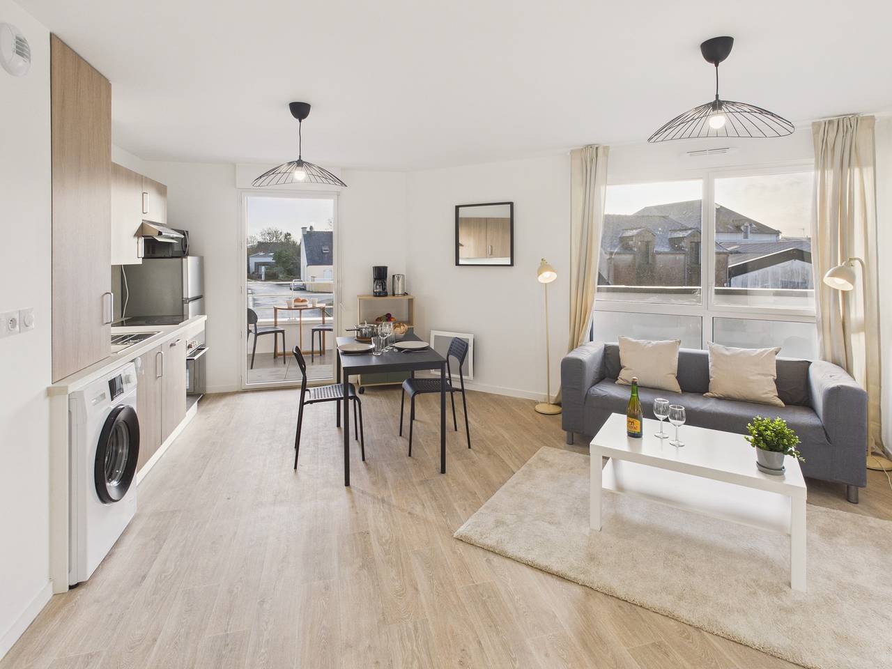 Apartamento entero, Apartamento de vacaciones para 2 personas con balcón in Pont-l'Abbé, Côte de Cornouaille