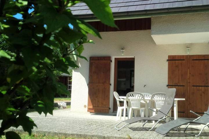 Maison de vacances pour 5 personnes, avec Balcon ainsi que Terrasse et Jardin