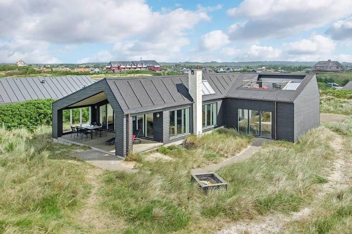 Ferienhaus mit Meerblick für 6 Personen, mit Whirlpool und Sauna in Henne Strand