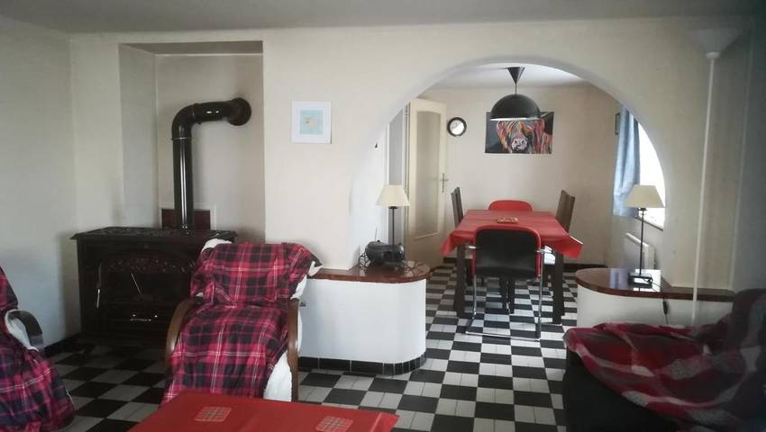 Gîte pour 6 personnes, avec terrasse, animaux acceptés à Lohr (homonymie)