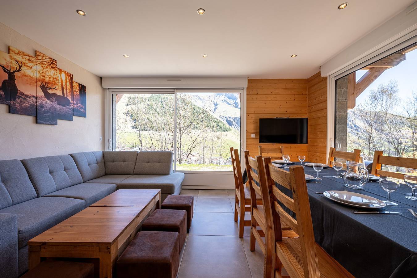 Ganze Wohnung, Appartement 'Le Nid D'Aigle' mit Bergblick in Saint-Sorlin-d'Arves, Region Saint-Jean-de-Maurienne