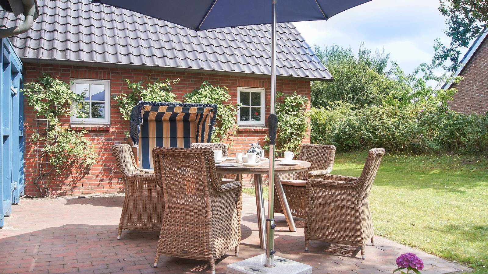 Hüs an den Salzwiesen in Borgsum, Föhr