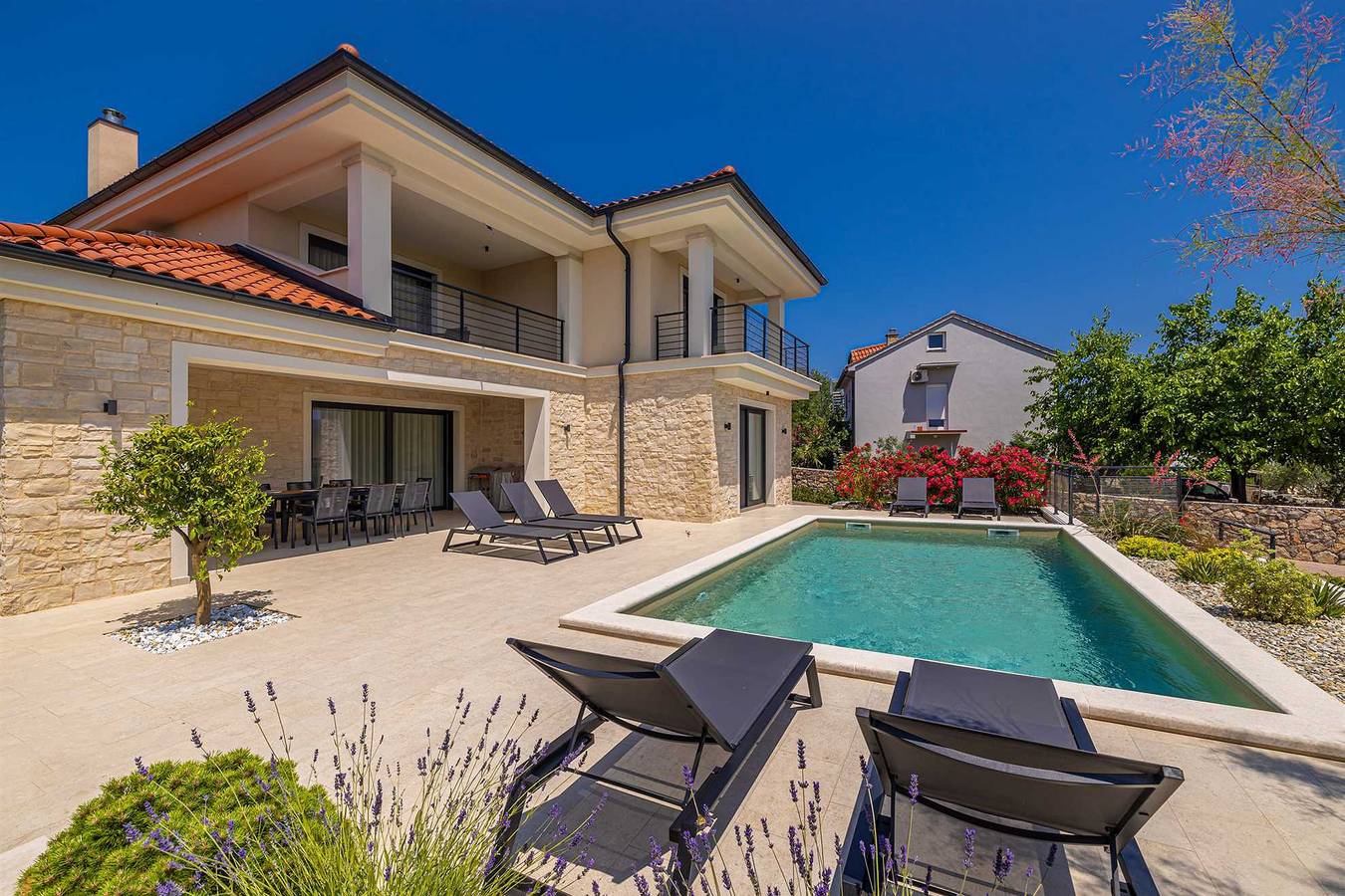 Villa La Residence Olivette mit privatem Pool und Sauna in Kornic, Krk