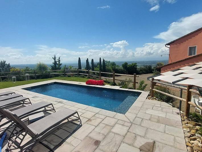 Vakantiehuis voor 11 personen, with terras and balkon/terras as well as zwembad and whirlpool - 1